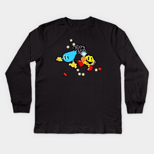 pacman Poltergust 3000 Kids Long Sleeve T-Shirt